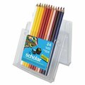 Sanford Prismaclor, SCHOLAR COLORED PENCIL SET, 3 MM, 2B #2, ASSORTED LEAD/BARREL COLORS, 24PK 92805